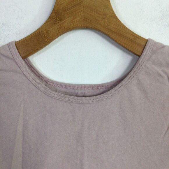 Calme Womens Cross Back Tank Top Sleeveless Organic Cotton Purple Size XXL NWT - Picture 4 of 16